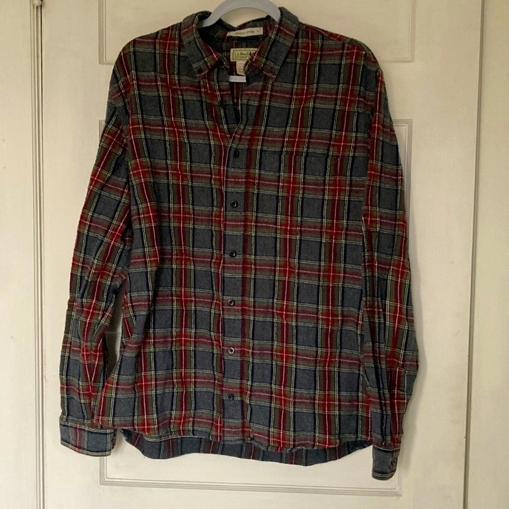LL Bean men’s fitted flannel